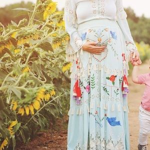 NWT-FILLYBOO - 'LITTLE BEAR'  MAXI DRESS -jade